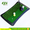 High durability rubber base artificial grass golf putting mat